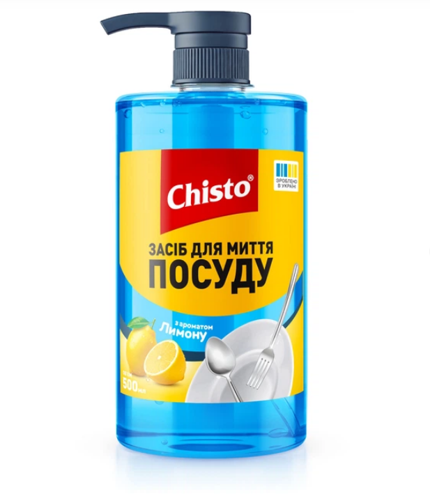 Chisto Засіб д/миття посуду 500мл Лимон